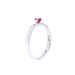 Anello da donna in argento placcato, leggero e di lusso, a forma di cuore, rosso rosa, classico anello da donna_voghion.com
