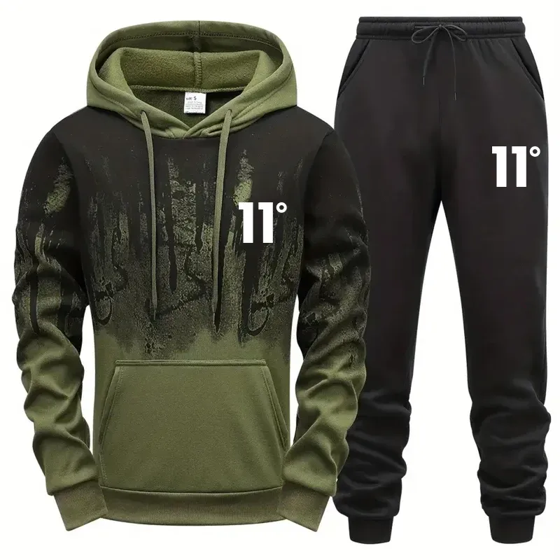 Lässige Mode Hochwertiger Herren Trainingsanzug Jogging Herren Vielseitige Sweatshirts Sweatpants Komfort Täglich Sport Einfach_voghion.com