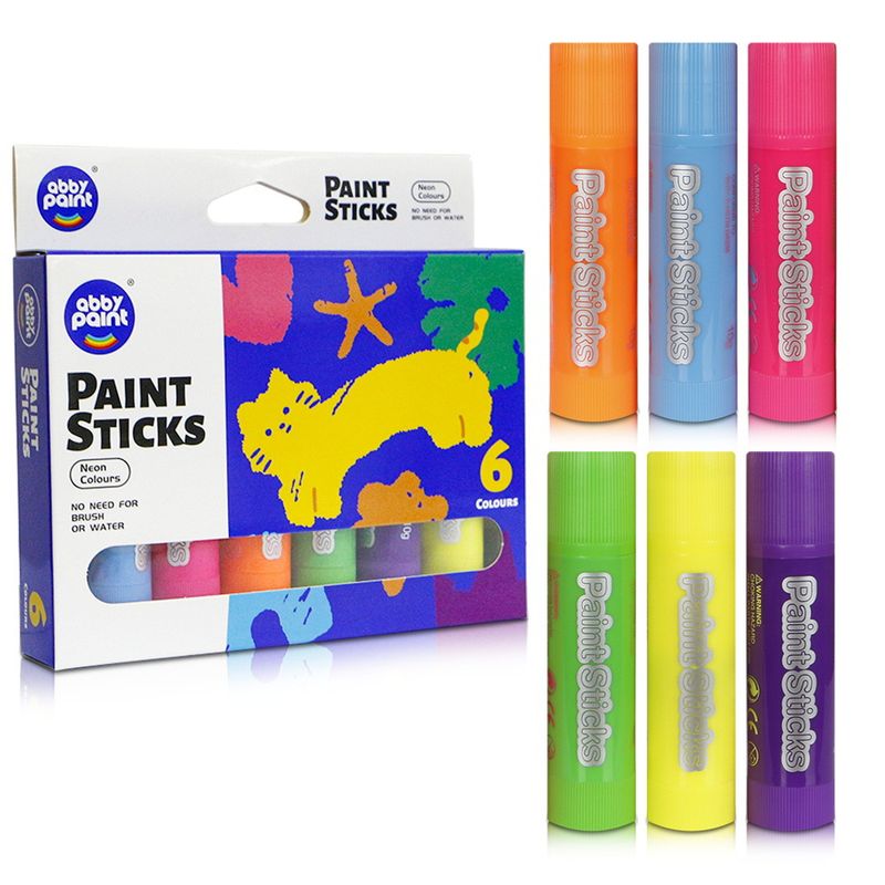 Non-Toxic Washable Solid Tempera Crayons For Kids - 6/8/12/18/24/36 Colors, Mess-Free & Quick-Drying Art Supplies For Drawing & Painting_voghion.com