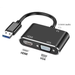 USB3.0 HDMI Converter 1080P HD Audio Sync For Computer Laptop To Projector Monitor_voghion.com