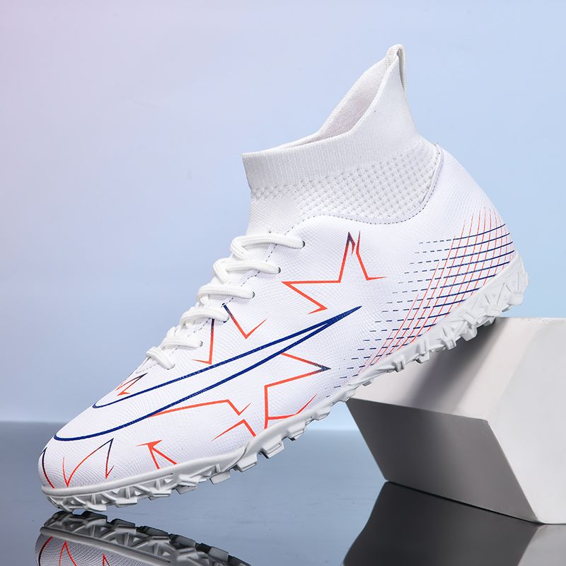 European Cup Herren Fußballschuhe mit langen Nägeln und zerbrochenen Nägeln, große Fußballschuhe, European Cup Jugend, rutschfeste Trainingsschuhe_voghion.com