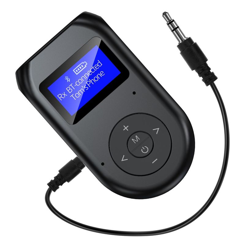 New Bluetooth 5.0 Audio Transmitting, Receiving And Calling Three-in-One TV, Computer Games And Music Bluetooth Adapter_voghion.com