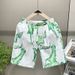 Korean Version Of Trendy Ins Sports Shorts, Summer Thin And Loose Oversized Shorts, Graffiti Full Print Lightweight Beach Pants_voghion.com