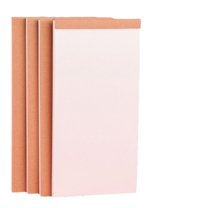 Cuaderno de papel kraft, cuadrícula horizontal, plan diario en blanco, bloc de notas, cuaderno de bolsillo portátil_voghion.com