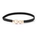 Nuova cintura per donna, sensazione di alta qualità, cintura sottile, decorazione elastica, abito, cappotto, strumento per stringere la vita, cintura sottile di perle_voghion.com