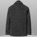 Men's Tweed Blazer – Slim-Fit Casual Jacket (Black/Dark Brown/Grey, M-4XL) Men's Clothing_voghion.com