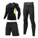 Men's Fitness Clothing Slim Fit Training High Elasticity Quick-Dry Basketball Running Sports Set Breathable Base Layer_voghion.com