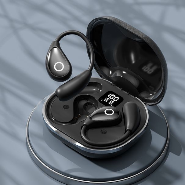 M95 Leather Pattern OWS Open Bluetooth Earphones Cross Border Explosion Wireless Earphones 2025 New Edition_voghion.com
