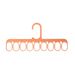 11pcs 9 Holes Clothes Hanger Organizer Space Saving Hangers Multi-function For Drying Scarf Suit Pants Storage Racks Anti-Skid_voghion.com