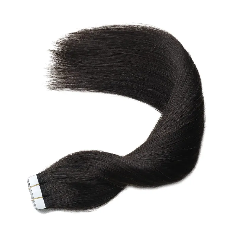 Straight Tape In Hair Extensions Real Human Hair Skin Weft Tape Hair_voghion.com
