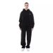 Set unisex con felpa oversize e pantaloni da jogging – Felpa streetwear con pantaloni coordinati (XS-4XL, Nero/Blu navy/Grigio/Rosa/Azzurro)_voghion.com