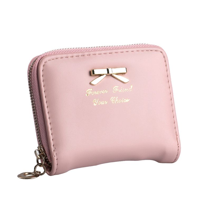 Kjiuyou Fashion Kvinders Mini Pung Bowknot Pung Kortholder Håndtaske_voghion.com