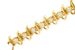 10KT Yellow Gold Plated .925 Sterling Silver 1 cttw Prong-Set Diamond Link Bracelet (J-K, I1-I2) - 7.5"_voghion.com