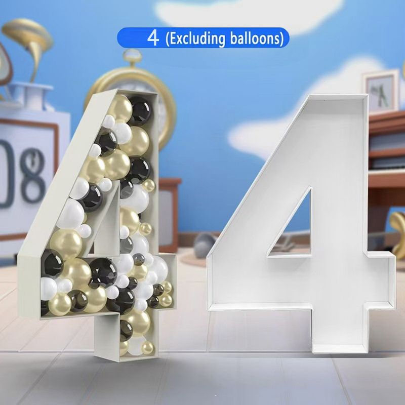 1 set versatile scatola per palloncini 3D per feste facile da montare perfetta per compleanni, matrimoni, palloncini colorati, decorazioni floreali_voghion.com