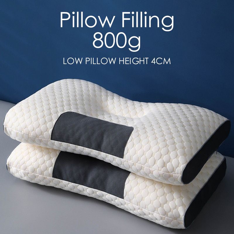Cloud Knitted Deep Sleep Massage Pillow High Quality Pillow Core 1PC_voghion.com
