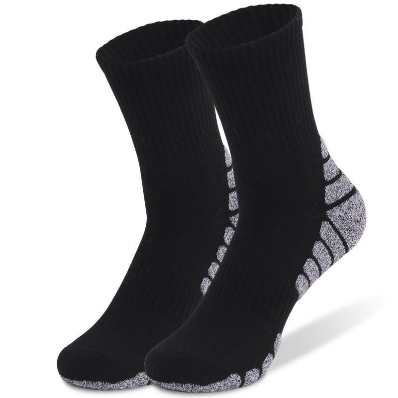 Sports Terry Towel Bottom Mid-Calf Outdoor Hiking Professional Grade Running Socks_voghion.com