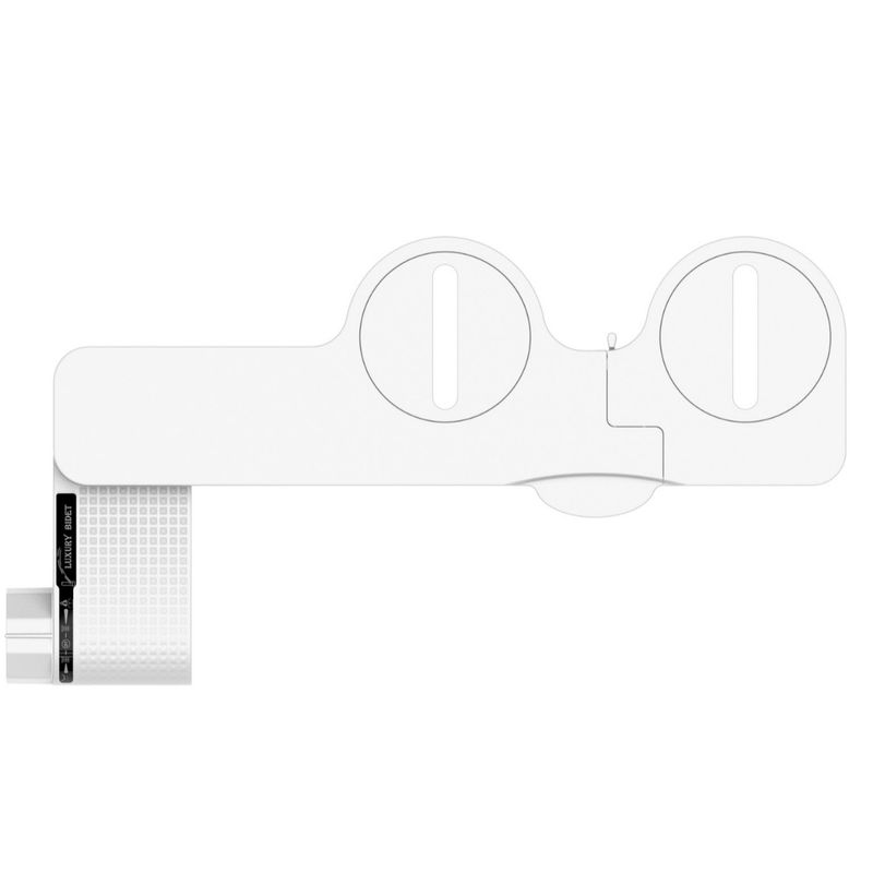 Toilets Non Electric Flushing Bidet With Simple Double Nozzles Lightweight PP Cleaning Artifact Smart Toilet Seat_voghion.com