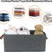 Aufbewahrungsbox mit großer Kapazität, Kleiderschrank-Aufbewahrung, faltbare Aufbewahrungsbox zum Ordnen von Kleidung, Laken, Spielzeug, Büchern, Regal-Aufbewahrungskorb_voghion.com