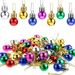 Christmas 2cm multi color 50pcs Christmas balls Mini mixed color Christmas tree decoration balls_voghion.com