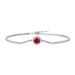 Nuova tendenza moda rosso coltivato per le donne Bracciale versatile di alta qualità in argento puro placcato oro_voghion.com