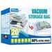 Vacuum Compression Storage Bags Set With Pump Space Saver For Clothes Blankets Quilts Travel Home Dorm Organization Essential_voghion.com