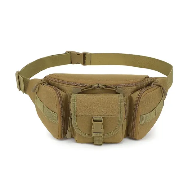 Marsupio da uomo impermeabile mimetico da caccia, escursionismo, arrampicata, in nylon, per cellulare, marsupio da combattimento 250806_voghion.com