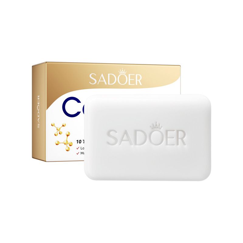 Sapone SADOER Collagene Multi-effetto Sapone detergente per la pelle 100g Sapone detergente per il corpo fatto a mano_voghion.com