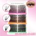 Eyelashes Set False Eyelash Extension 30D 100D Single Cluster Segmented Hair Simulation Thick Curled Eyelashes_voghion.com