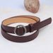 Women's Belt, Circular Without Needle, Peach Heart Needle Buckle, Thin Korean Version, Simple And Slim Fit, Versatile_voghion.com