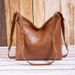 2023 New Hot Sale Retro Wrap Oil Wax Leather Double Shoulder Large Bag Soft Leather Collapsible Style Simple Crossbody Bag_voghion.com