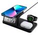 New Private Model Mobile Phone Wireless Charger Multi Function Fast Charging 15W Clock Alarm Watch Earphone Wireless Charging_voghion.com