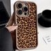 Retro Trendy Black Leopard Print Case For Samsung Galaxy S25 S24 S22 S23 Plus Ultra 5G S21 S20 S24 FE S25Ultra Shockproof Cover_voghion.com