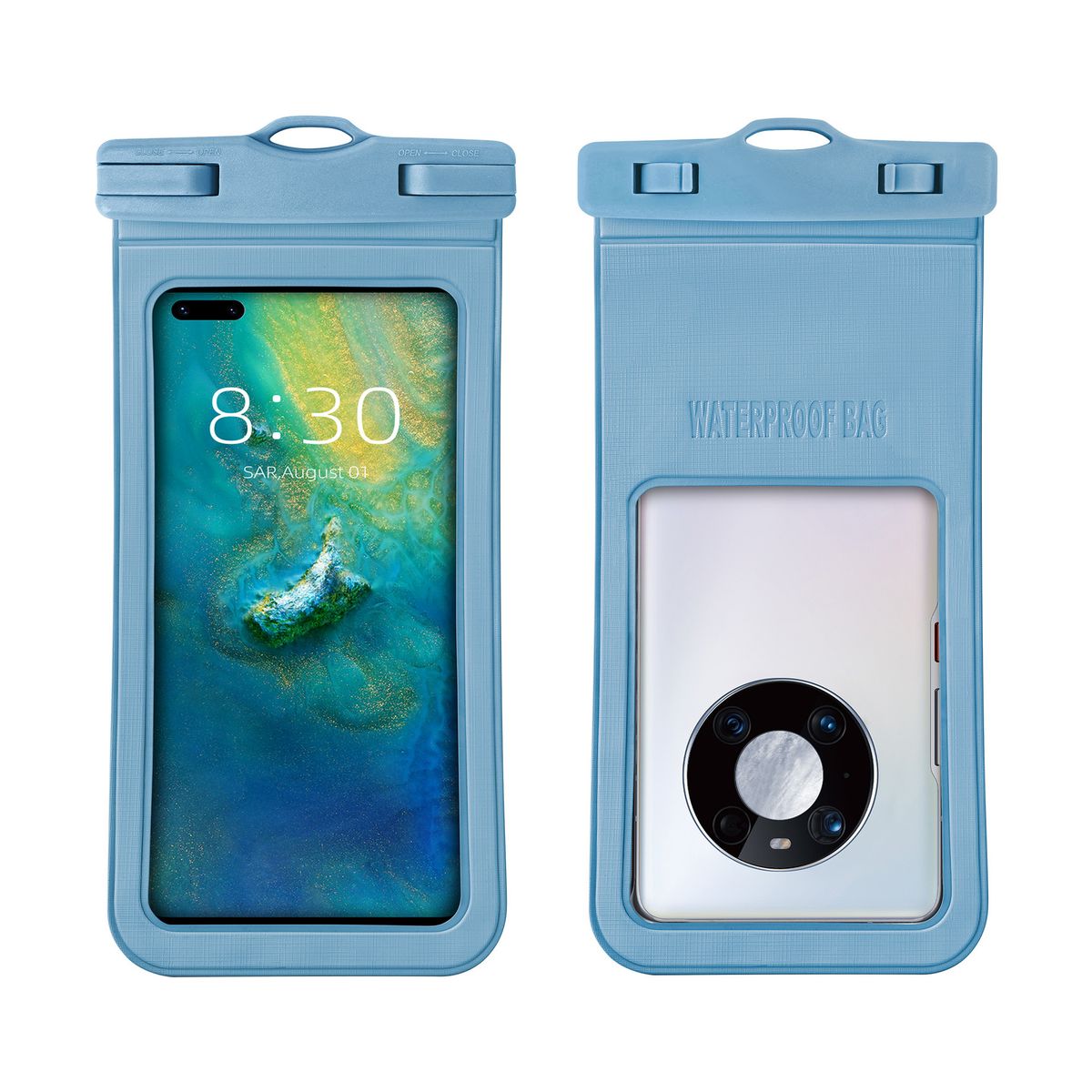 Mobilväska med pekskärm, universal mobilväska, vattentätt fodral för utomhussimning och dykning_voghion.com