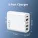 120-W-Stecker, automatische Abschaltung, Handy-Ladegerät, USB-Mehrport-Datenkabel-Set PD20W_voghion.com