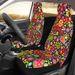 Hippie Bunte Floral Sitz Set 2 Pcs Auto Innen Zubehör Protetors Auto Matten Abdeckungen Fahrzeug_voghion.com