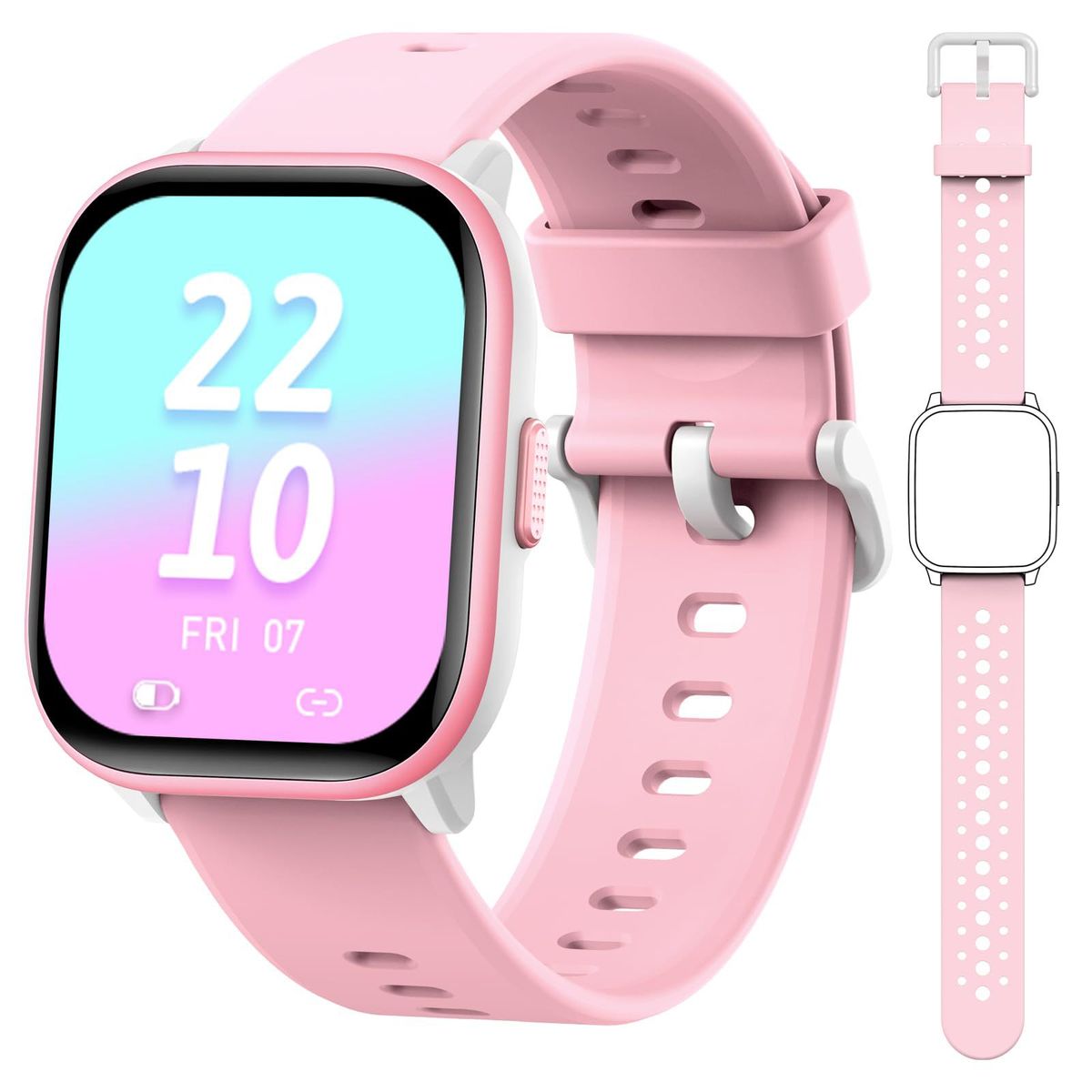 Gioco di puzzle Cross Border W99, album fotografico, video musicale, sveglia, orologio, braccialetto, orologio per bambini_voghion.com