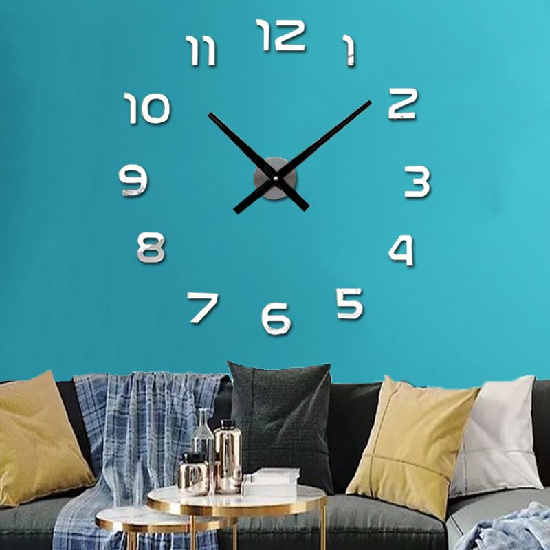 Heißer verkauf acryl kreative uhr, schlafzimmer, wohnzimmer, hintergrund dekoration, wand aufkleber, leuchtende uhr_voghion.com
