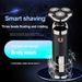 Rasoio di ricarica intelligente multifunzionale rotante impermeabile a corpo intero con display digitale LCD galleggiante_voghion.com