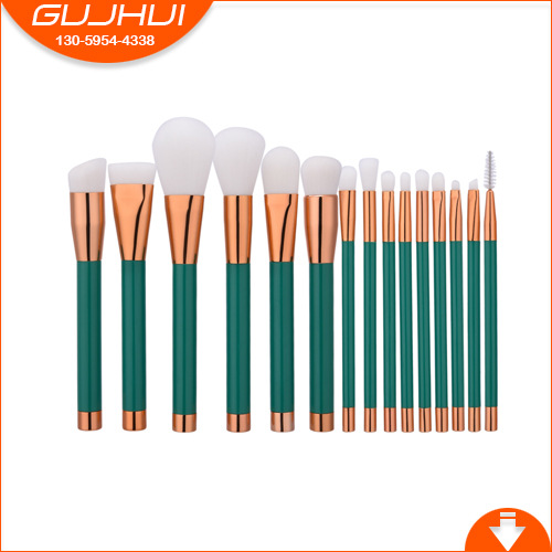 15-teiliges Make-up-Pinsel-Set, Make-up-Tools, Beauty-Tools, Foundation-Pinsel, Puderpinsel, Fabrik GUJHUI_voghion.com