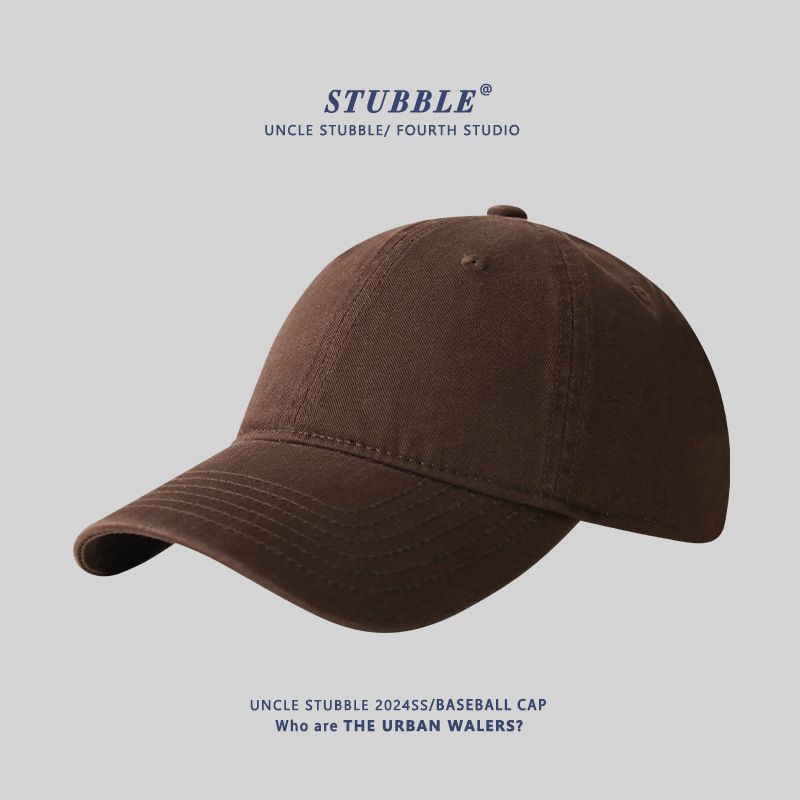 Pure Cotton Baseball Cap - Soft Duckbill Design For Men & Women, Lightweight Solid Color Hat For All Seasons_voghion.com