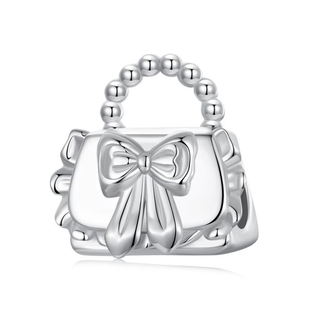 Ciondolo per borsa con fiocco in argento sterling, SCC2994_voghion.com