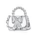 Ciondolo per borsa con fiocco in argento sterling, SCC2994_voghion.com
