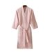 High-End-Hotel-Bademantel für Damen im Frühling und Herbst aus reiner Baumwolle mit Waffelmuster, für Herrenpaare, vier Jahreszeiten, saugfähig, lang_voghion.com