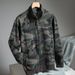Spring And Autumn Cardigan Camouflage Hoodie Men's Loose Casual Stand Up Collar Zipper Jacket_voghion.com