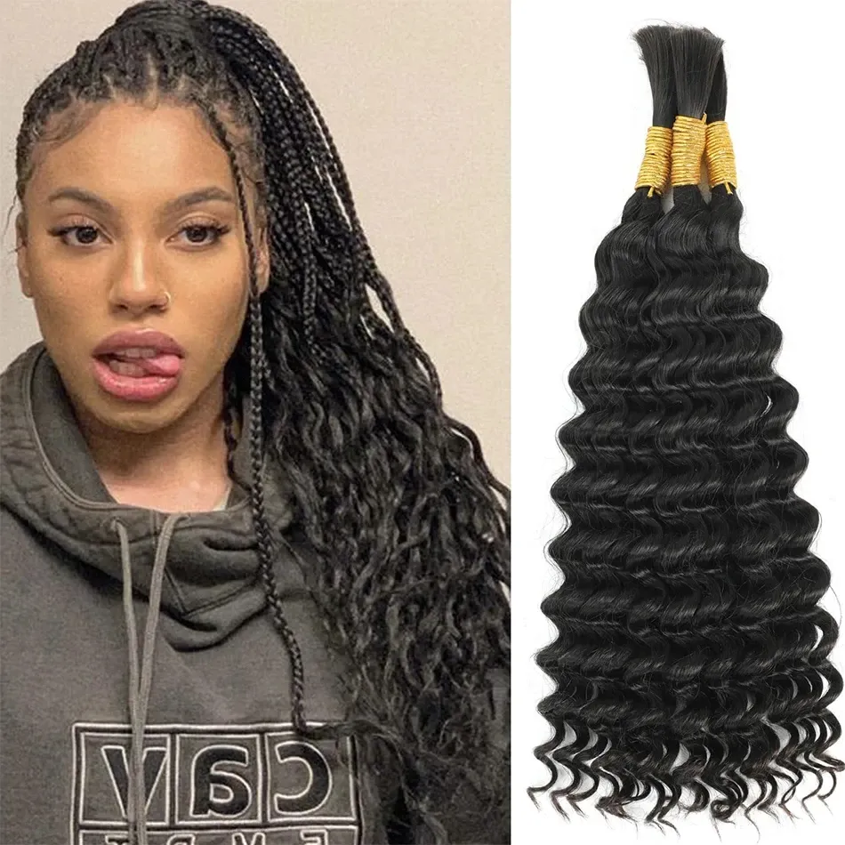 Extension per capelli veri Remy sciolti indiani, intrecciati, in massa, per donne_voghion.com