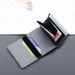 Card Holder Purse Wallets Canvas Card Bag Rfid Anti-theft Brush Automatically Ejects Credit Card Dollar Clip Metal Card Bag Men's Multi-card Wallet_voghion.com