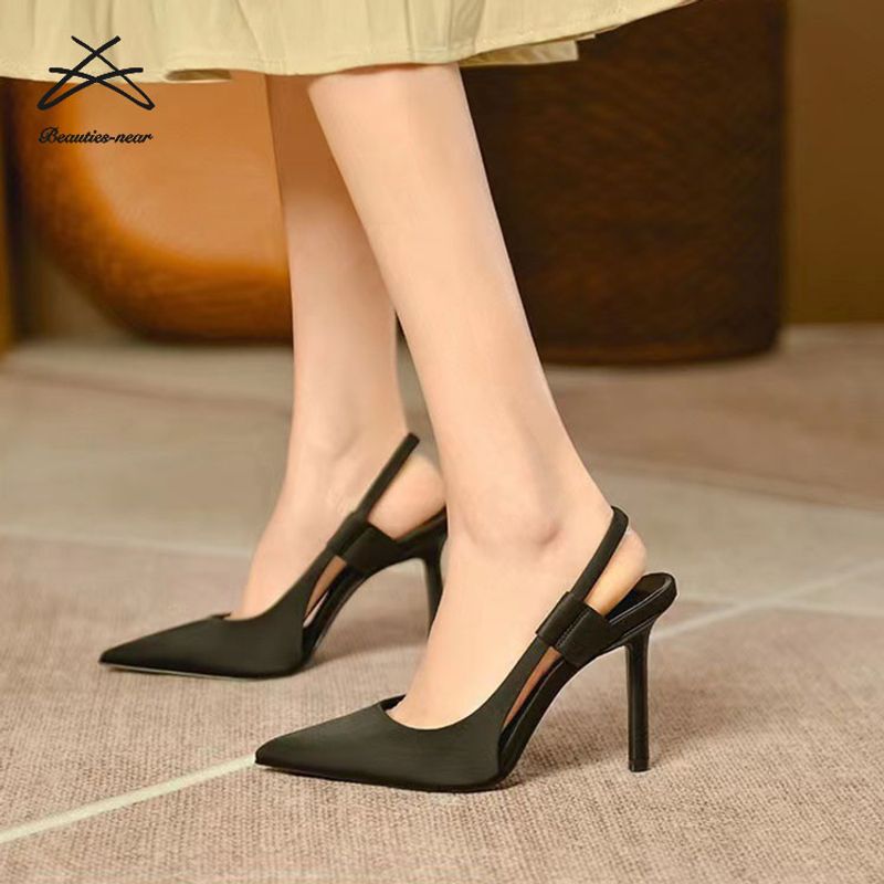 2024 Fashion Slip On High Heel Slingback Thin Women High Heels Ladies High Heel Sandals Women Pumps Sandal Shoes_voghion.com