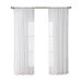 Tende trasparenti in poliestere tinta unita - Tende semitrasparenti filtranti per finestre - Larghezza 52" e lunghezze multiple (design con tasca per asta)_voghion.com