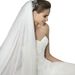 Women's Clothing Veil bride new style wedding single layer lace veil wedding dress long accessories clothing accessories long_voghion.com