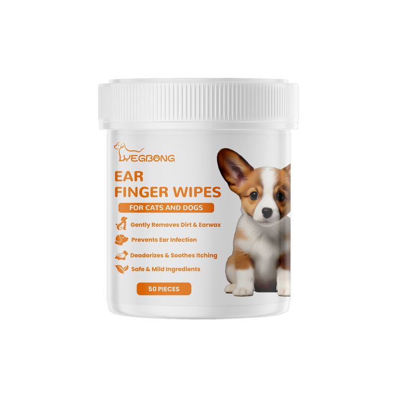 Lingettes nettoyantes pour les oreilles des animaux de compagnie, soulagent les démangeaisons des oreilles des chats et des chiens, nettoient les acariens, le cérumen et les odeurs d'oreille_voghion.com